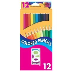 Geddes-c10d GEDDES 12-CT Colored Pencil Pack