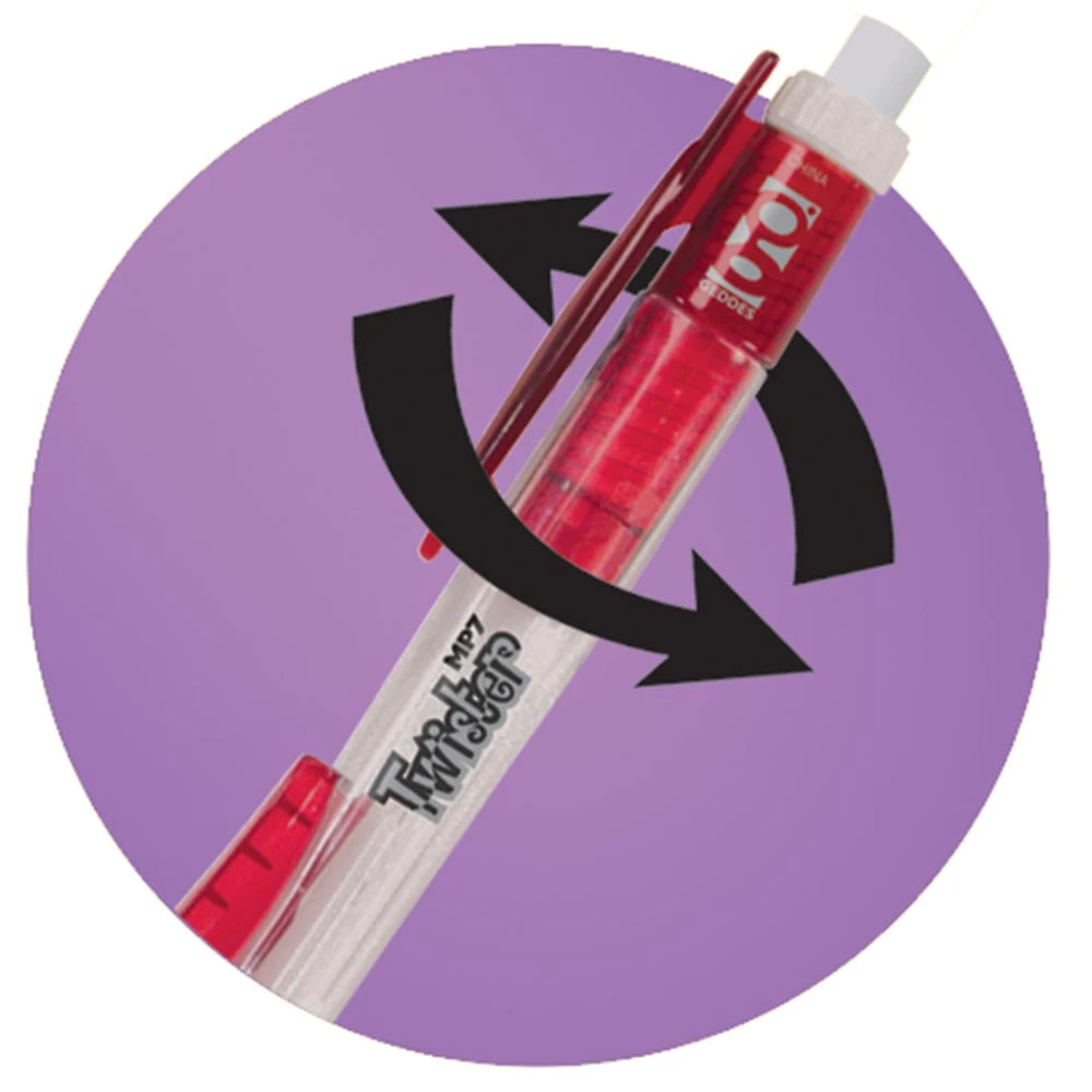 Geddes-c10d Twister 0.7mm Mechanical Pencils 5 Geddes-c10d Twister 0.7mm Mechanical Pencils - Image 3