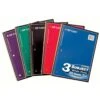 Geddes-c10d 3-Subject Spiral Notebook - Wide Rule -Geddes 0006732 66175 001