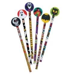 Geddes-c10d Boo Buddies Pencils With Giant Erasers