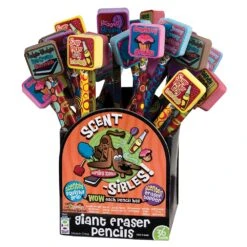 Geddes-c10d Scent-Sibles Pencils With Giant Erasers -Geddes 0007017 scent sibles pencil with giant eraser