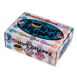 Geddes-c10d Donut Shoppe Scented Erasers -Geddes 0007157 donut shoppe scented erasers