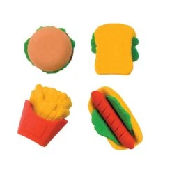 Geddes-c10d Snack Attack 3D Scented Eraser Display -Geddes 0007451 snack attack 3d scented eraser display