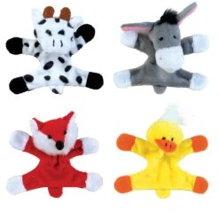 Geddes-c10d Barnyard Locker Buddies Plush Magnets