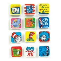 Geddes-c10d Dr. Seuss Character Erasers
