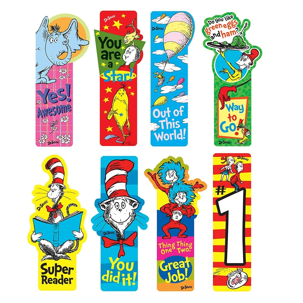Geddes-c10d Dr. Seuss Incentive Bookmarks 3 Geddes-c10d Dr. Seuss Incentive Bookmarks