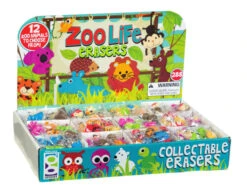 Geddes-c10d Zoo Life Eraser Display