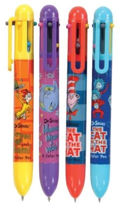 Geddes-c10d Dr. Seuss 6-Color Pens