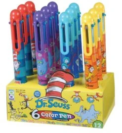 Geddes-c10d Dr. Seuss 6-Color Pens -Geddes 0009874 dr seuss 6 color pens