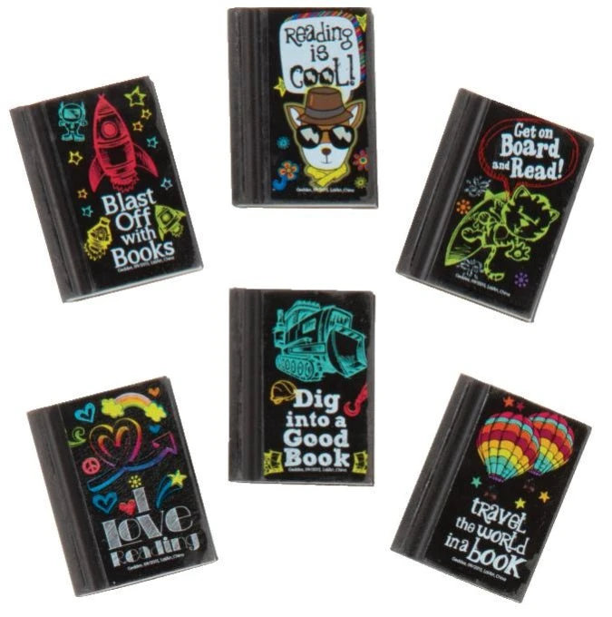 Geddes-c10d Reading Rocks! Erasers 4 Geddes-c10d Reading Rocks! Erasers - Image 2