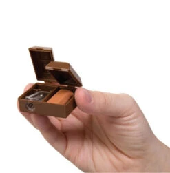 Geddes-c10d Chocolate Bar Pencil Sharpeners With Scented Erasers -Geddes 0012184 chocolate bar pencil sharpener with scented eraser