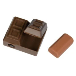 Geddes-c10d Chocolate Bar Pencil Sharpeners With Scented Erasers -Geddes 0012185 chocolate bar pencil sharpener with scented eraser
