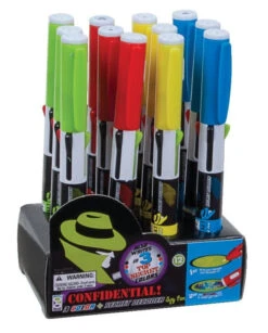Geddes-c10d Confidential 3 Color Spy Pens -Geddes 0012424 confidential 3 color spy pens