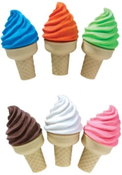 Geddes-c10d Ice Cream Shoppe Scented Sharpeners And Erasers