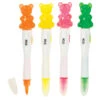 Geddes-c10d Scented Gummy Bear Light-Up Highlighters -Geddes 0012519 scented gummy bear light up highlighter