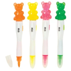Geddes-c10d Scented Gummy Bear Light-Up Highlighters