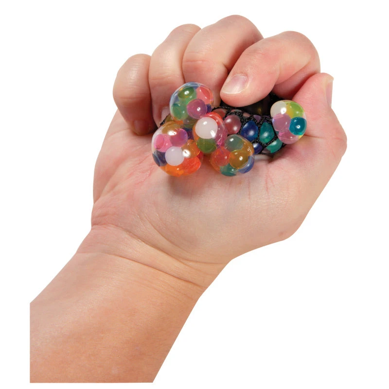 Geddes-c10d Mini Rainbow Mesh Blobbles Squeeze Balls 4 Geddes-c10d Mini Rainbow Mesh Blobbles Squeeze Balls - Image 2