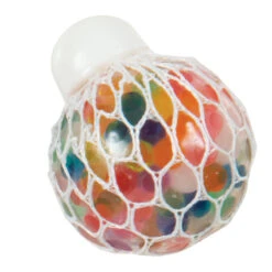 Geddes-c10d Rainbow Mesh Blobbles Squeeze Balls