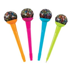 Geddes-c10d Rainbow Mesh Ball Pens