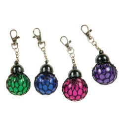 Geddes-c10d Sparkle Mesh Boba Keychain