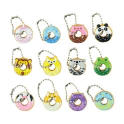 Geddes-c10d I Love Donuts: Animals Key Chain Necklace Assortment