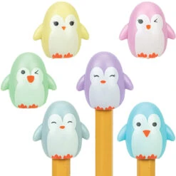 Geddes-c10d Penguin Squishies Pencil Topper Toy