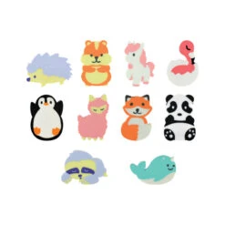 Geddes-c10d Cute Animal Erasers