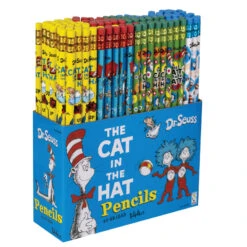 Geddes-c10d Dr. Seuss Cat In The Hat Pencils -Geddes 0016686 66890 004