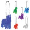 Geddes-c10d Crystal Canine Key Chains 2 Geddes-c10d Crystal Canine Key Chains -Geddes 0017789 crystal canine key chains