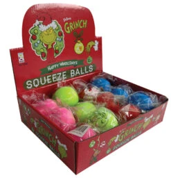 Geddes-c10d Grinch Squishy Balls -Geddes 0017853 grinch squishy balls