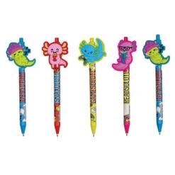Geddes-c10d Axolotl Character Clip Pen