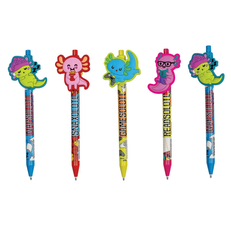 Geddes-c10d Axolotl Character Clip Pen 3 Geddes-c10d Axolotl Character Clip Pen