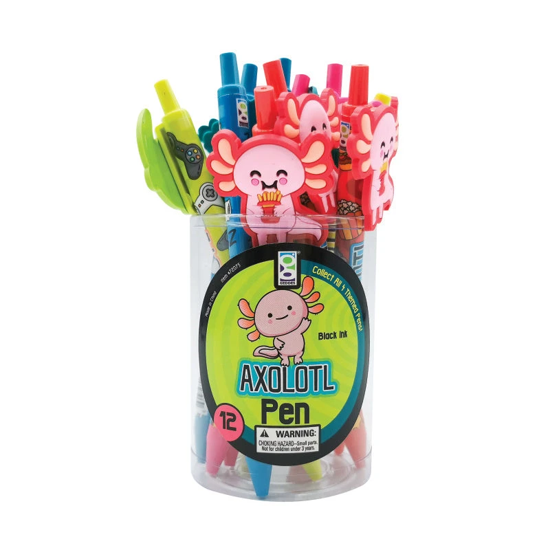 Geddes-c10d Axolotl Character Clip Pen 4 Geddes-c10d Axolotl Character Clip Pen - Image 2