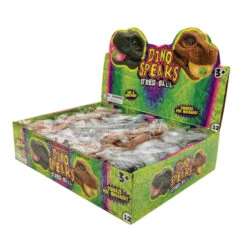 Geddes-c10d Dino Head Stress Ball -Geddes 0018342 dino head stress ball