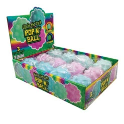 Geddes-c10d Glow In The Dark Pop N Ball -Geddes 0018368 emoji pop n balls