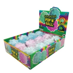 Geddes-c10d Glow In The Dark Pop N Ball -Geddes 0018369 emoji pop n balls