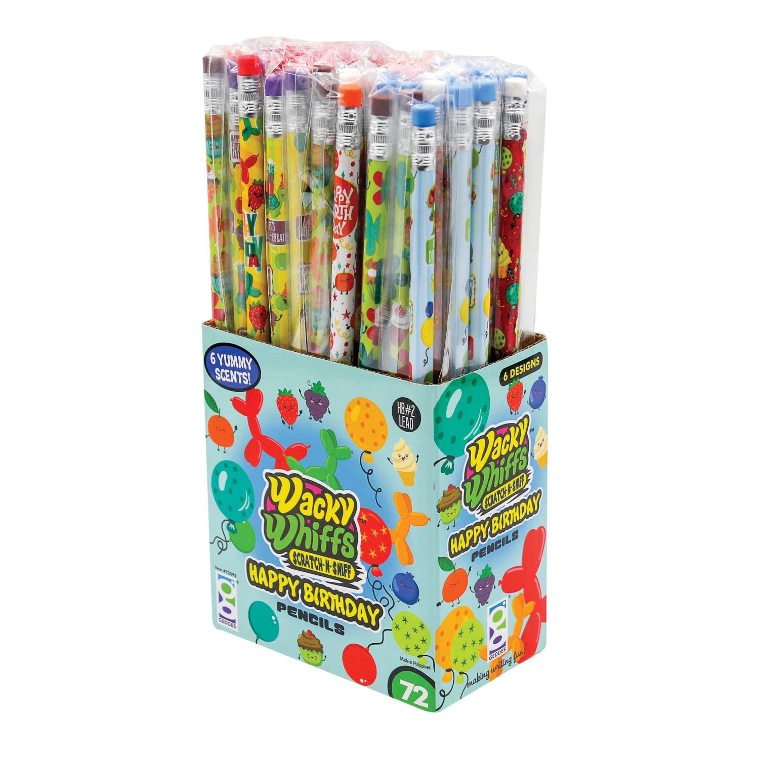 Raymond Geddes Wacky Whiffs Scented Birthday Pencil 4 Raymond Geddes Wacky Whiffs Scented Birthday Pencil - Image 2