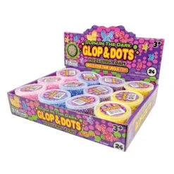 Raymond Geddes Glow In The Dark Glops & Dots Modeling Foam 12 Raymond Geddes Glow In The Dark Glops & Dots Modeling Foam -Geddes 72380 003