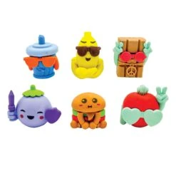Raymond Geddes Snack Attack Cool Guys 3D Eraser Toppers -Geddes 72384 002